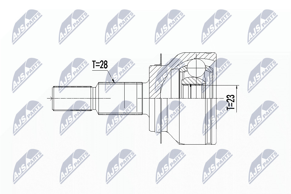 N.T.Y. NPZ-MZ-061.NTY Joint Kit, drive shaft for MAZDA