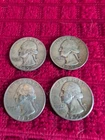 Lot Of 4 1950's Quarters
