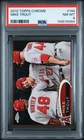 2012 Topps Chrome MIKE TROUT #144 Los Angeles Angels PSA 8