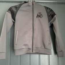 Boys Grey Hooded Tracksuit Jacket Age 10 From Kings Will Dream