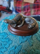 Pewter Otters Merlin Fine Arts Pewter