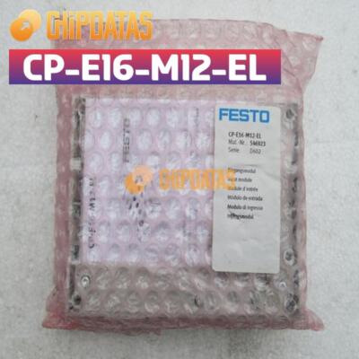 Module D'entrée FESTO CP E16 M12 EL - Neuf, Référence 546923, Nécessite Reprogrammation