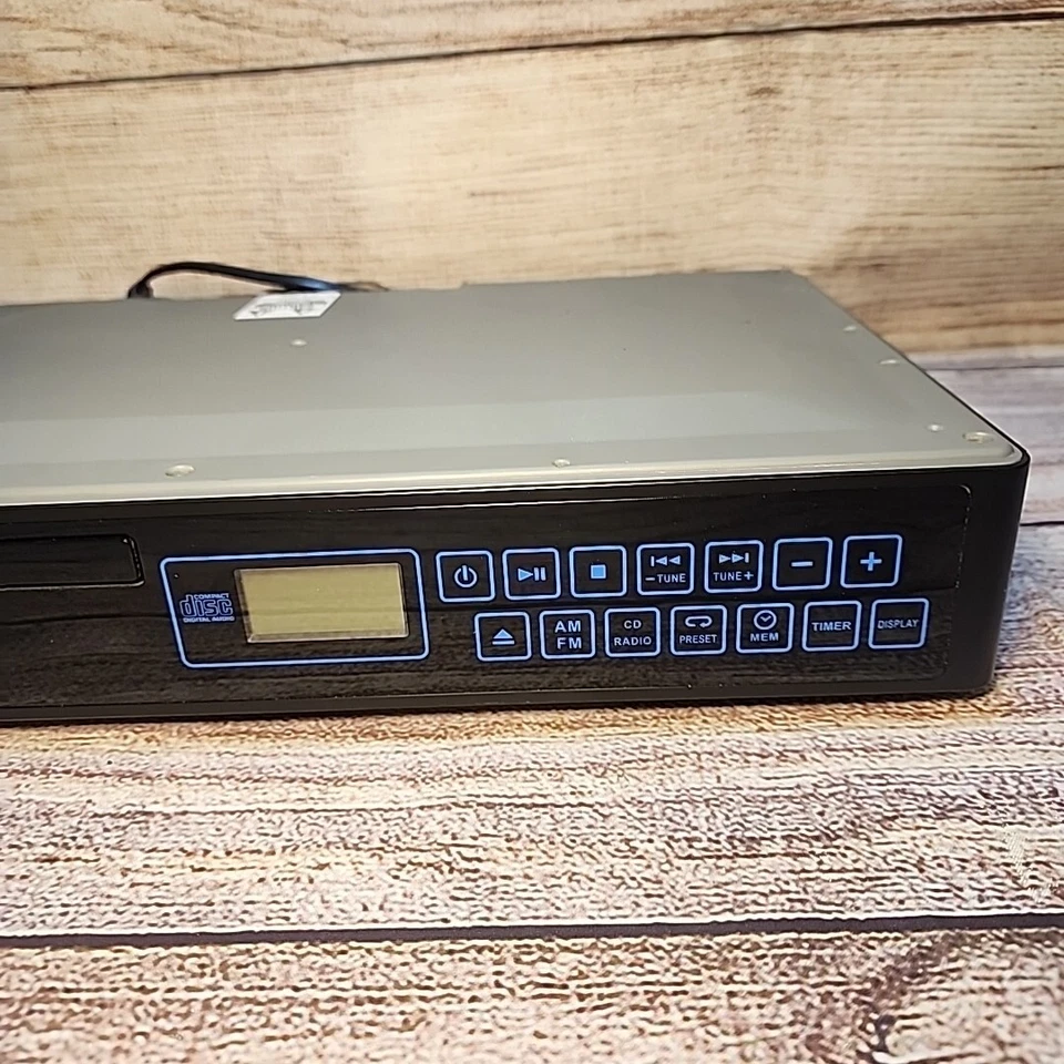 2009 RCA SPS3200 Kitchen Radio CD Player Black Lightweight Under Counter Tested - Image 3 of 4