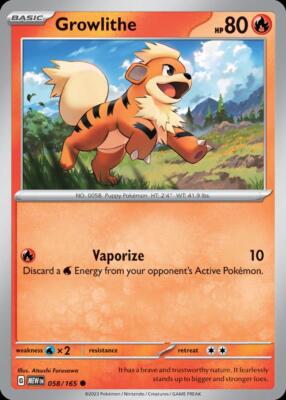 Pokemon Growlithe (58/210) 151 LP REVERSE HOLO | eBay Pokemon Growlithe (58/210) 151 LP REVERSE HOLO | eBay