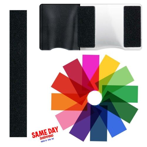 Gel Light Filter Photography 12 Colour Lamp Transparent Plastic Sheet Film 10Pcs - Picture 2 of 14