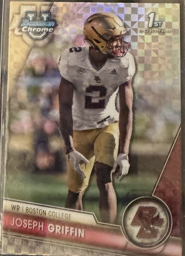 2023 Bowman Chrome U Football Color, #ed, Refractors, Auto, Kahuna, Pick Player - Picture 21 of 61