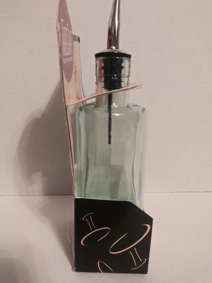 Tablecraft Gemellie 套装油醋瓶,有色,绿色,两个 8.5 盎司 — 第 4/4 张图片