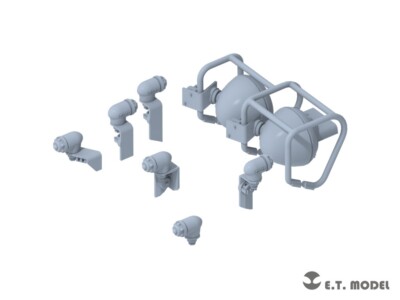 ETmodel 1/35 P35-258 Lights Set for PLA Type 59 Medium Tank 3D Printed Universal