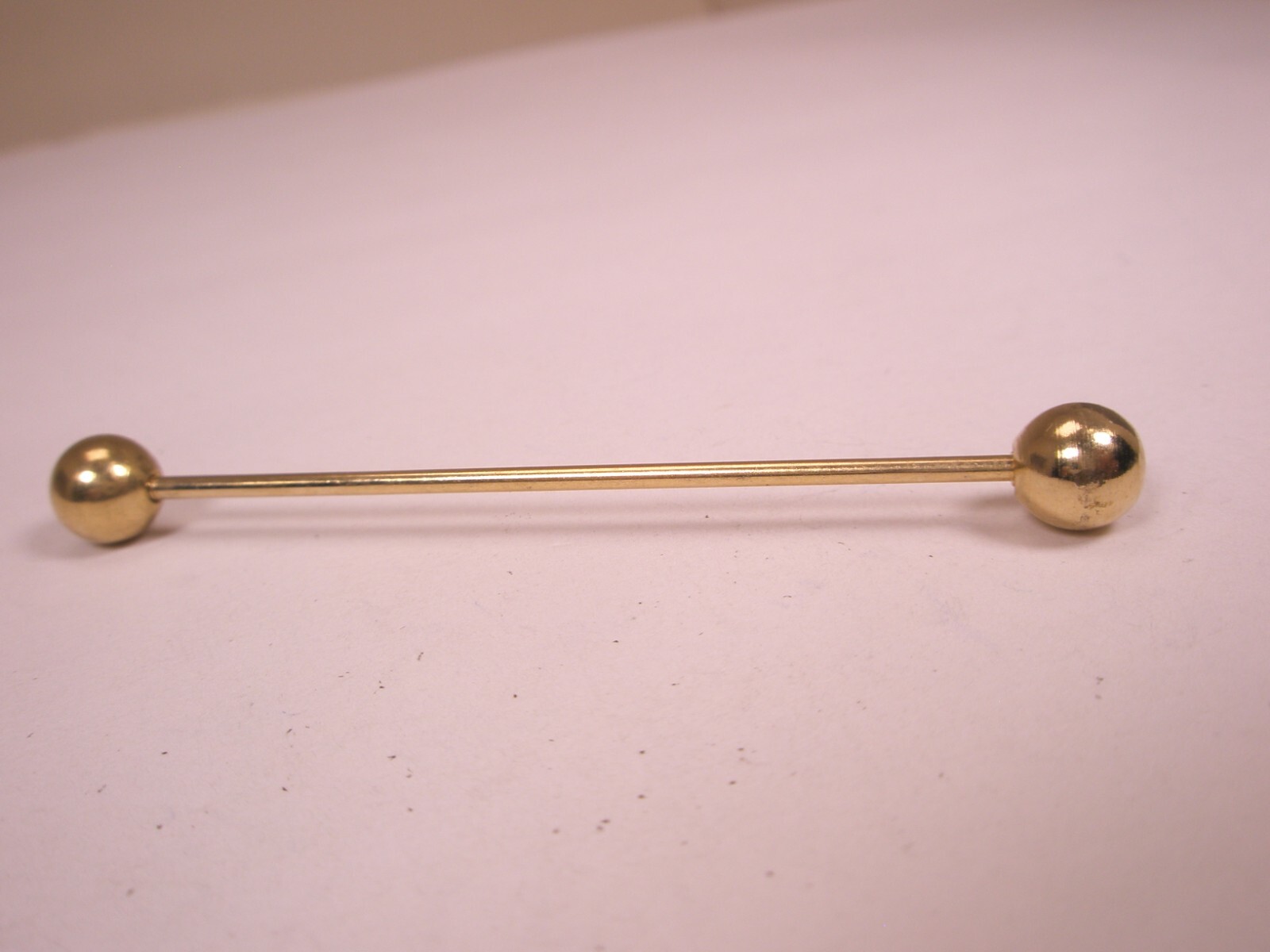 2-5/16" Screw-on Ball Ends Vintage Collar Bar L496