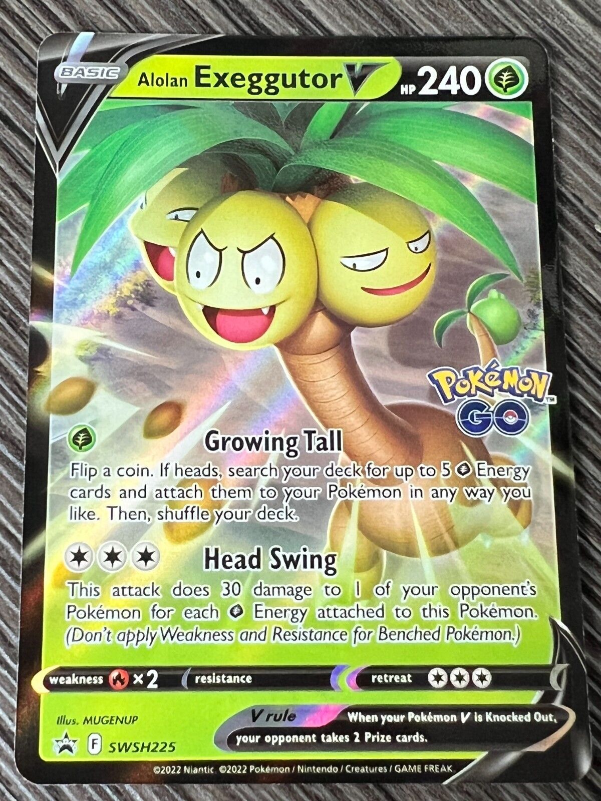 Pokémon TCG: Pokémon GO Collection—Alolan Exeggutor V