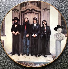 The Beatles Hey Jude Delphi china Plate Official  Apple 1993 + Box certificates