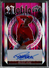 2023 Leaf Metal Noble Autographs Pulsar Pink #NWU1 Walbert Urena Auto /3 
