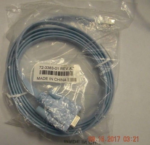 NEW GENUINE OEM Cisco 72-3383-01 RJ-45 to DB-9 F Router Console Cable 6 ...