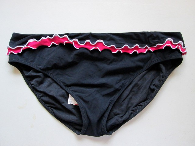 black bikini bottoms size 14