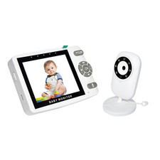 2 Way Talk 3.5" Digital Wireless Video Audio Baby Monitor Night Vision Camera