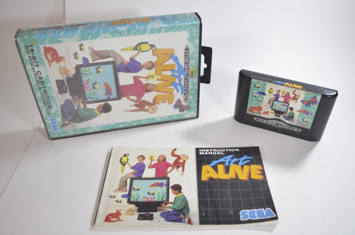 Art Alive Megadrive  MD Complet PAL SEGA original CIB (Europe Vidéo Game)