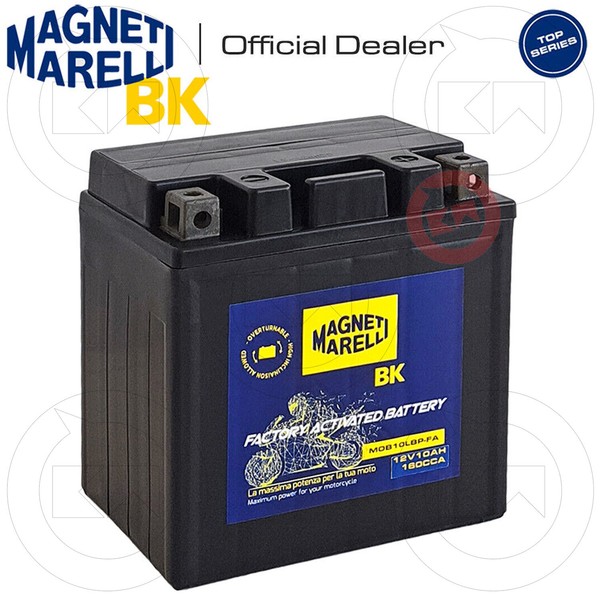 Batterie Magneti Marelli YB10L-BP 12V 11Ah Piaggio Beverly Sport 125 2007 2008-image