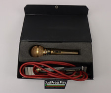 Rare Heil Sound Hm-10 Gold Color Dual Element Cardoid Mic Microphone Adapter Box