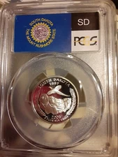 2006 S SILVER SOUTH DAKOTA PROOF PCGS PR70DCAM