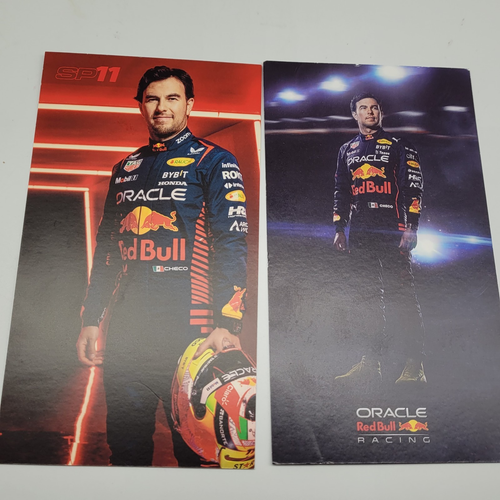 Red Bull Racing Signed Christian Horner Adrian Newey Photos + Official Cards - Picture 10 of 14
