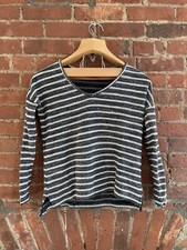 Paige Women’s Striped Sweater Soft Made In USA Size M