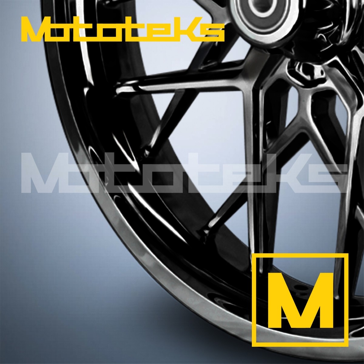 21X3.5 RAZOR MAG WHEEL BLACK FOR HARLEY SOFTAIL SPORTSTER