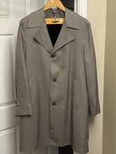 Vintage Richman Brothers International Collection Trench Coat 42 R