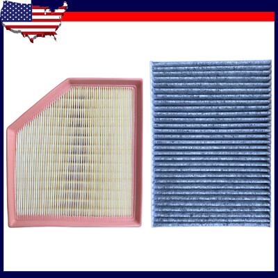 New Combo Set Engine&Carbon Cabin Air Filter Kit Fit For Volvo S60 S80 XC60 XC70