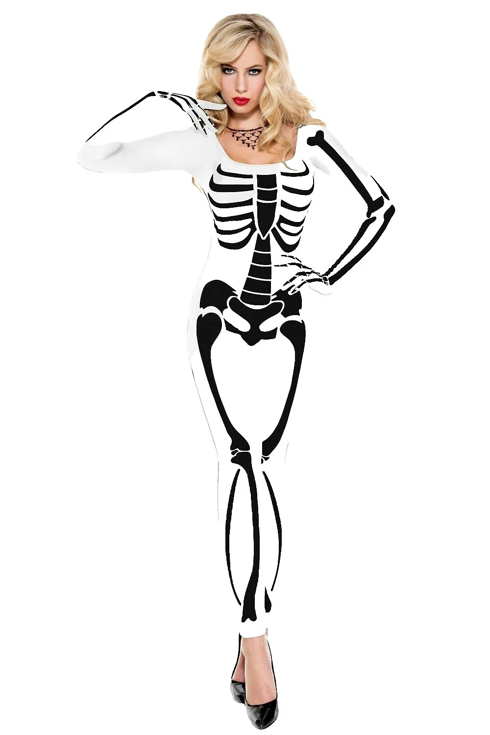 Disfraces de Esqueleto negro para mujeres