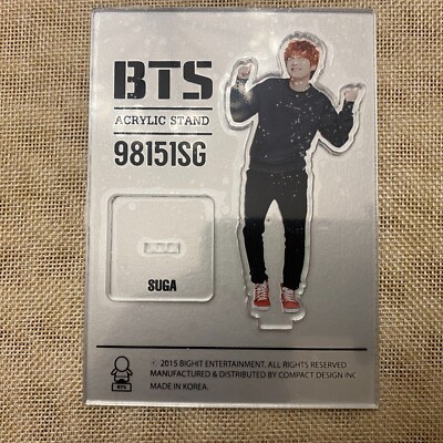 BTS SUGA [ 2nd Muster 17520 98151 ] Official Acrylic Stand / New
