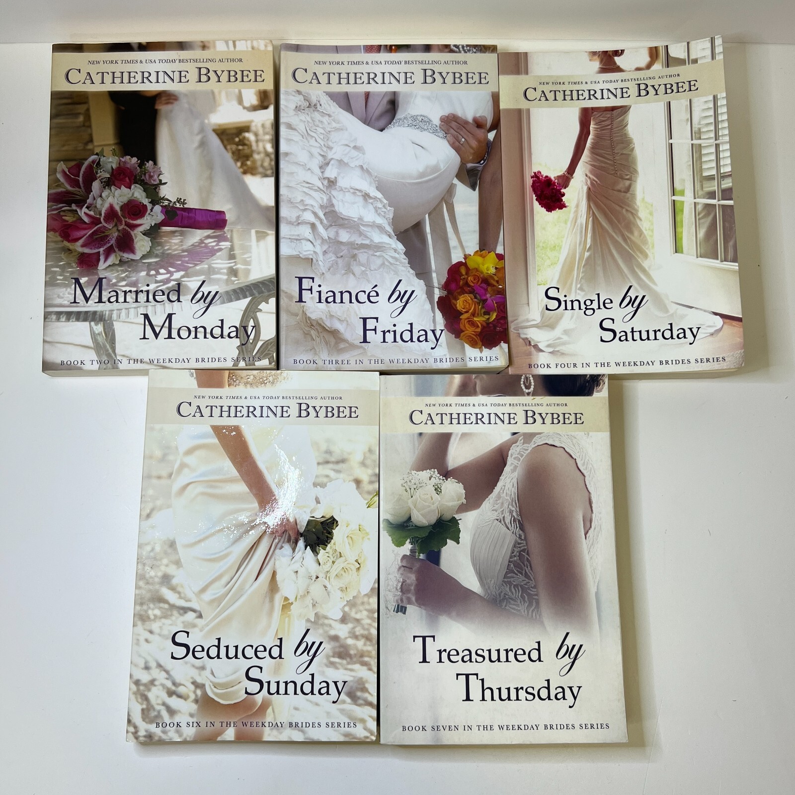 Catherine Bybee Weekday Brides Series Lot of 5 (2, 3, 4, 6, 7) Paperbacks