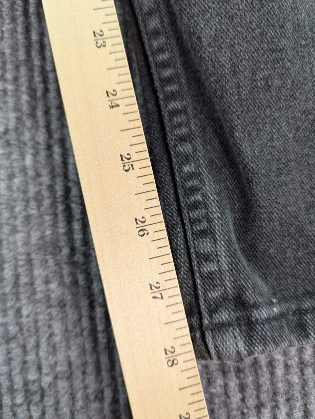 Tommy Hilfiger Jeans Mens 36x30 Black Denim Baggy Flag Patch Freedom VTG 34x28 thumbnail 9