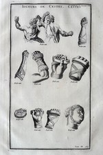 ANTIQUE ENGRAVING AFTER FABRETTI ANCIENT ROMAN PLAYERS