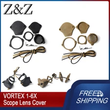 For VORTEX 1-6X RifleScope Lens Cover With REAR CAP Protector Hunting Accessory
