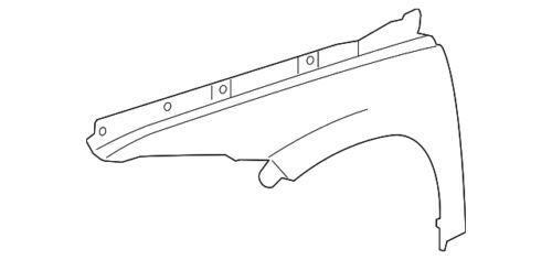 Conjunto de guardabarros delantero lado pasajero para Chevrolet HHR 2006-2011 (N/P 20919883)