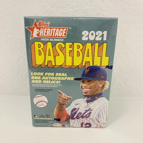 2021 Topps Heritage High Numbers Baseball Cards Factory Sealed Blaster Box 