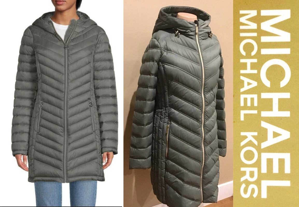 Michael kors light store down jacket