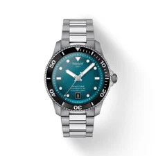 Tissot Seastar 1000 Powermatic 80 40mm Turquoise Dial Watch T1208071109100