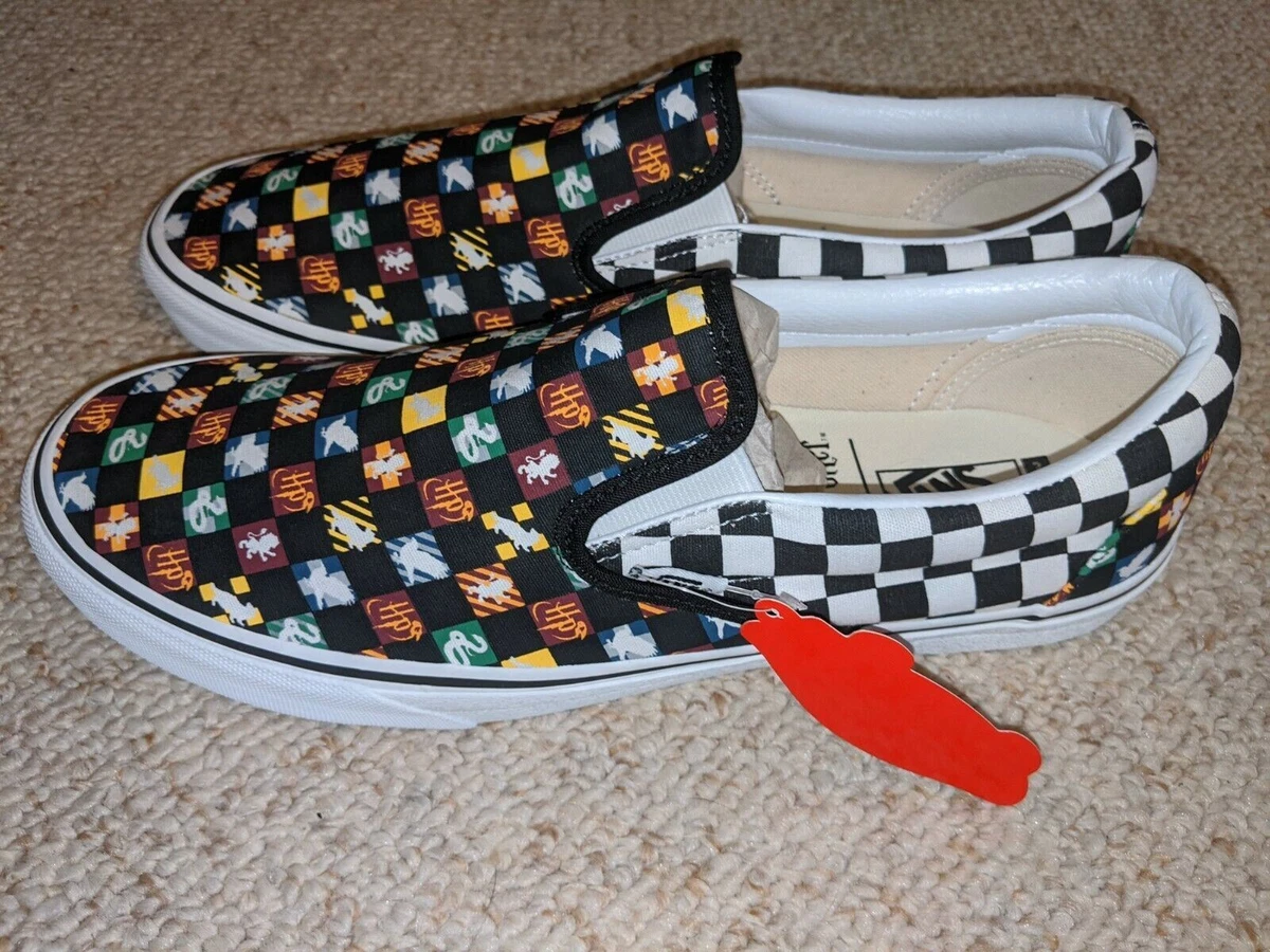Checkered hotsell vans custom
