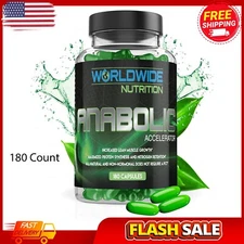 Anabolic Accelerator Vitamin Supplement Ignite Your Growth, Strength, 180 Count