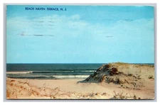 Beach Haven Terrace, NJ New Jersey, Beach Scene, Chrome Postcard Posted 1956