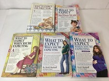 Lot of 5 What to Expect When You're Expecting Guide Books - Pregnancy Childcare