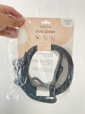 Wild One - Adjustable Dog Leash - Black - Standard - Great for Dogs up to 80 lbs