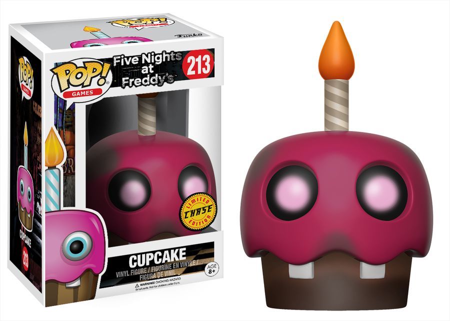 FUNKO POP GAMES FIVE NIGHTS AT FREDDY'S #213 CUPCAKE CHASE VINYL