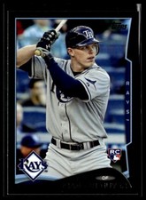 2014 Topps Update US-51 Brandon Guyer Tampa Bay Rays RC Black Parallel 18/63