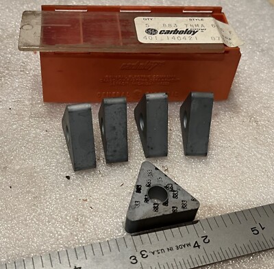 TNMA 666E  GRADE 883 CARBOLOY CARBIDE INSERTS, NEW, 5/LOT