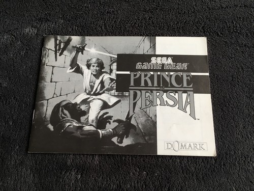 Notice SEGA Game Gear Prince Of Persia PAL, Excellent état - Photo 1 sur 1