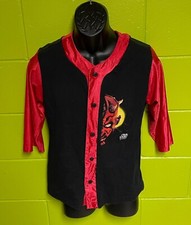 Vintage Star Wars Shirt Youth Kids Large Darth Maul Revenge Button Up Boys