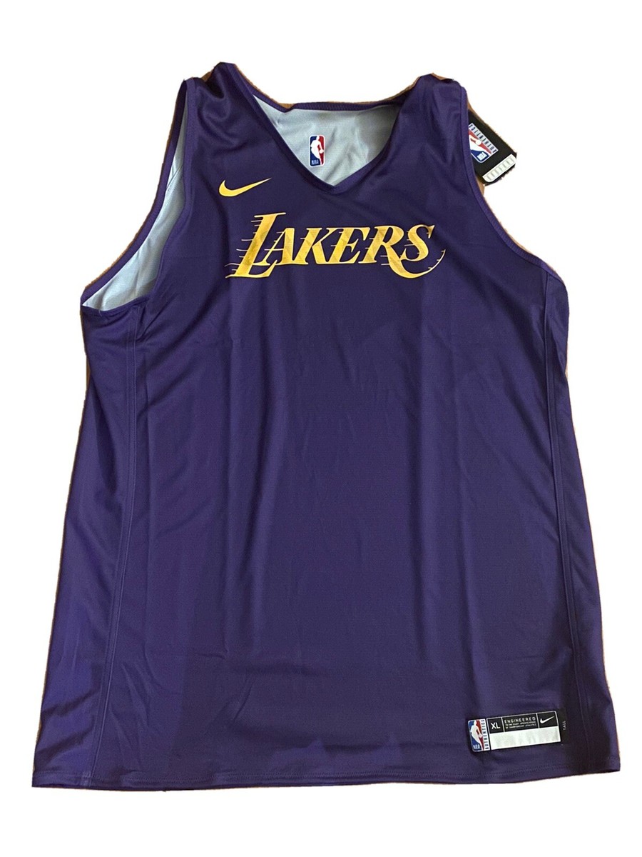 専用Lakers Reversible Practice Jersey XL Nike Los Angeles Lakers Team Issued Reversible Practice