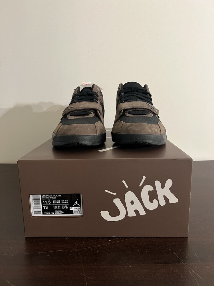Nike Air Jordan Jumpman Jack TR Travis Scott Mocha Size 11.5 Men's IN HAND